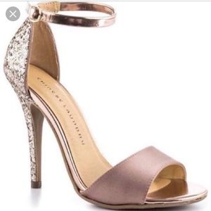 Chinese Laundry Lucky Charm Rose Gold Heels 8.5